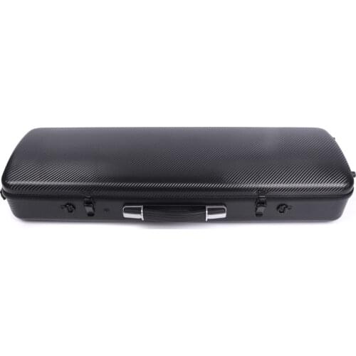 4/4 Violin case composite Carbon Fiber Strong Light Hard Case black #8