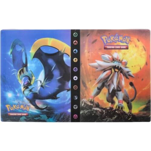 Pokemon Album Cards Book TOMY Anime Game Card 240Pcs Collectors Binder Holder Folder Top Loaded List Toys kids Gift For Children