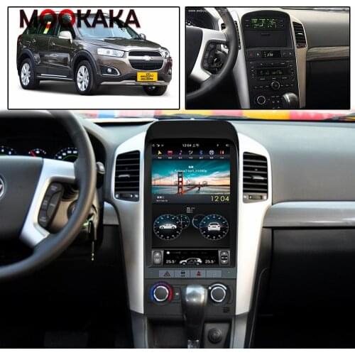 Tesla 13.8“ Android 9 Vertical Screen Car DVD Multimedia Player GPS Navigation For Chevrolet Captiva 2007 - 2012 Carplay DSP DVD