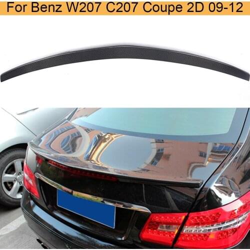 Car Rear Spoiler for Mercedes Benz W207 C207 Coupe 2 Door 09-12 E250 E300 E500 E550 Rear Trunk Spoiler Boot Lip Wing Carbon