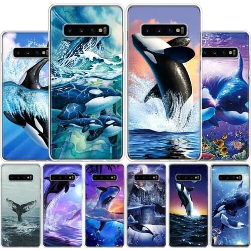Sea Orcinus Orca Cover Phone Case For Samsung Galaxy S10 S20 FE Ultra Note 10 9 8 S9 S8 Plus Pro Lite S7 S6 J4 J6 + Coque