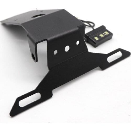 Motorbike License Plate Holder For KAWASAKI H2SX H2-SX ZX1000 Motorcycle Tail License Plate Frame Carbon steel