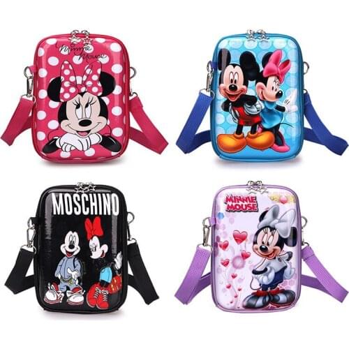 Disney Frozen Childrens Diagonal Snack Bag Female Treasure Cute Princess Messenger Bag Aisha Birthday Gift Shoulder Phone Bag