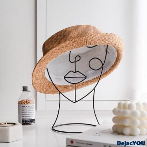 Home Furnishing Nordic Abstract Character Art Decoration Retro Iron Crafts Homestay Desktop Decoration