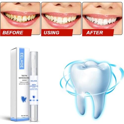 Effective Teeth Whitening Pen Oral Hygiene Teeth Bleaching Cleaning Serum Gel Pen Remove Plaque Stains Dental Tool Fresh Breath