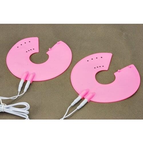 Electro Shock Sex Nipple Paste Pads Sex Toys For Woman Electric Shock Physiotherapy Massage Patch Pad Sex Products Inlude Cable