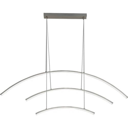 Nordic Minimalist Arched Line Iron Art Pendant Lights Living Room Decoration Kitchen Lights Bar LED Lighting Cafe Light Fixture