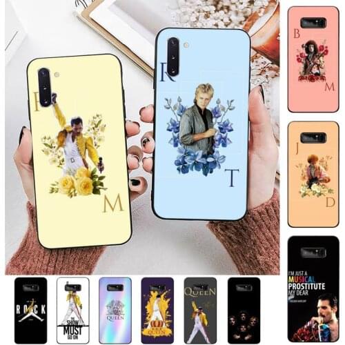 FHNBLJ rock singer Funky Freddie Mercury Queen Pop Phone Case for Samsung Note 3 4 5 7 8 9 10 20 pro lite ultra Oppo A9 2020