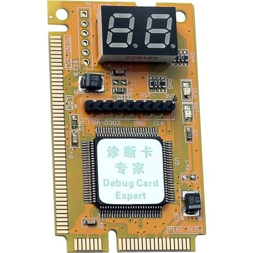 Repair Tool Mini PCI PCI-E LPC Tester Laptop Diagnostic Card Motherboard Analyzer Computer 2 Digit Stable PCB Debug Checker