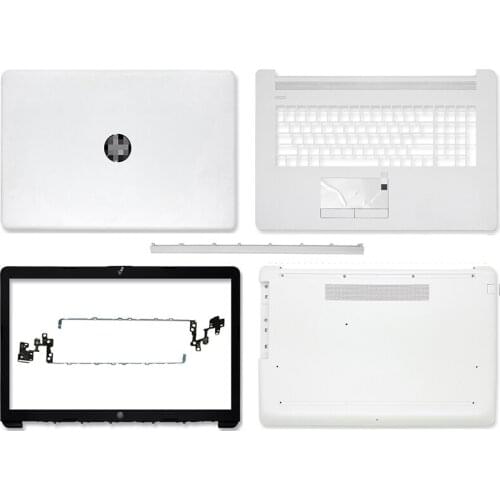 NEW Laptop LCD Back Cover/Front Bezel/Palmrest Upper Case/Bottom Case /Hinges Cover For HP 17-CA 17-BY White L48404-001