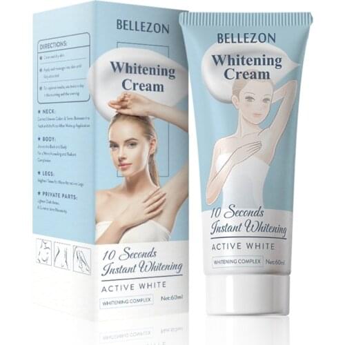New Armpit Whitening Cream Body Underarm Whitening Cream Legs and Knees Skin Whitening Korean Skin Care 60ml