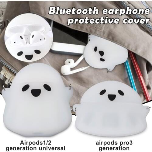 New Earphone Case For Airpods1 / 2 / Pro Cartoon Headset Cover Cute Imp Headset Protective Shell For Airpods1 / 2 / Pro Case