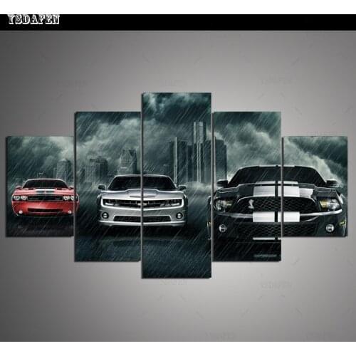 Op de muur HD print olieverf modulaire foto Scenery poster kind room decor woondecoratie 5 stks canvas art z093