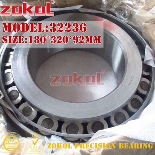 ZOKOL bearing 32236 7536E Tapered Roller Bearing 180*320*92mm