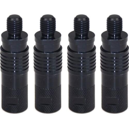 X7JD 4Pcs Fishing Accessories Fishing Quick Release Rod Connector Alarm Adapters Carp Fishing Support Holder Black