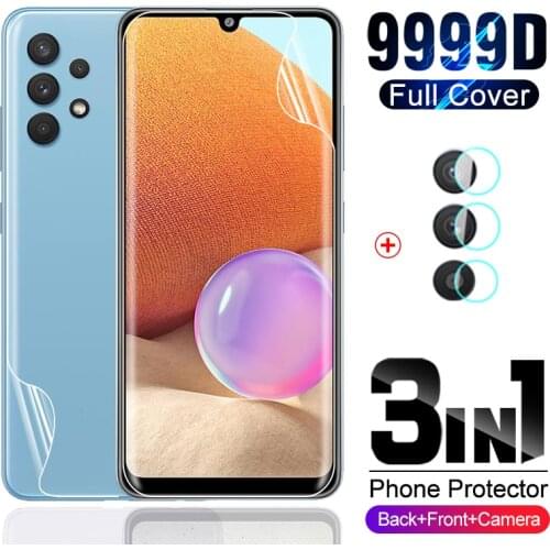 Sansung a32 hydrogel film hd front back screen protect camera film not glass 6.4" SM-A325F for samsung galaxy a32 a 32 32a film