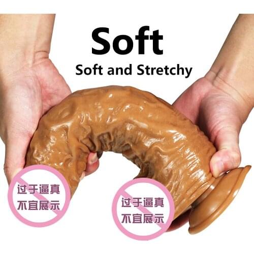 Tiger Soul Silicone Penis Total Length 28CM Length 20CM Diameter 6.5CM Simulation Female Masturbation sex toys big sex toy