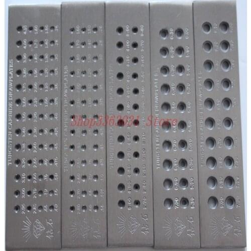 Tungsten Carbide Wire Drawplate for Jewelry Making Round Shape Drawplate