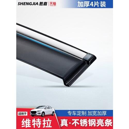 High-quality Abs Sunny Rain Special Modified Window Weather Rain Eyebrow For Suzuki Vitara 2015 2016 2017 2018 Car-styling