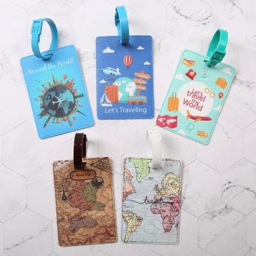 Luggage Tag Trolley Bag Luggage Tag Boarding Pass Travel Luggage Tag Set