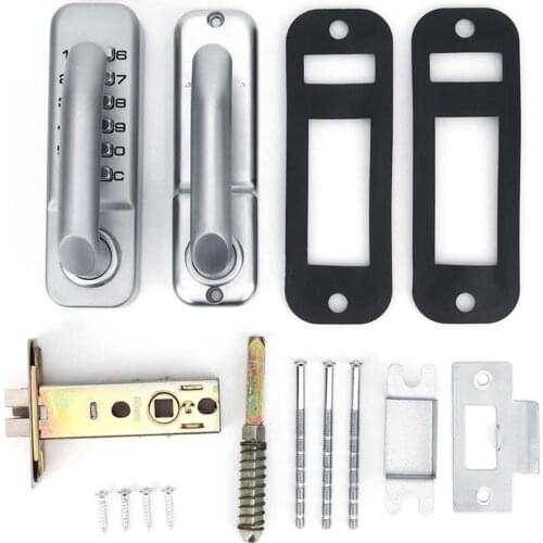 Zinc Alloy 1-11 Digits Combination Door Lock Waterproof Mechanical Password Lock Home Office Security Door Coded Lock