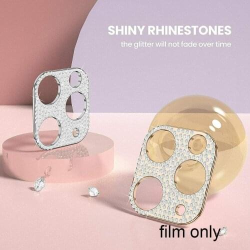 Camera Lens Protector Camera Metal Ring Camera Screen Protection For iPhone 12 Mini Pro Max Lens Cover Case Tempered Glass Film