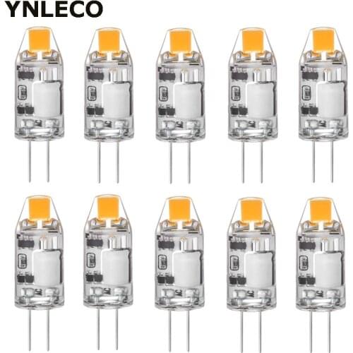10pcs G4 LED 12V AC DC Cob Bulb 1.5W NO Flicker 360 Degree LED G4 Lamp Lampada Lampara ampul Home Light Replace 15W Halogen Lamp