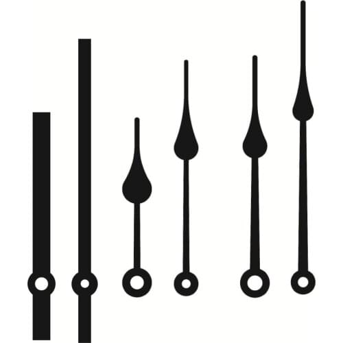 100sets 28mm shaft Silent large wall Clock Quartz Movement Mechanism Black and Red Hands Repair Kit Tool Set With Hook Saat