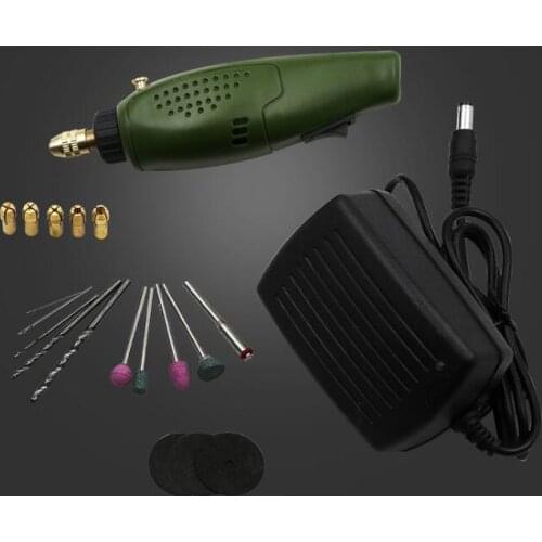 12V Engraving Pen Mini Drill Rotary tool With Grinding Accessories Set Multifunction Mini Engraving Pen For Dremel tools