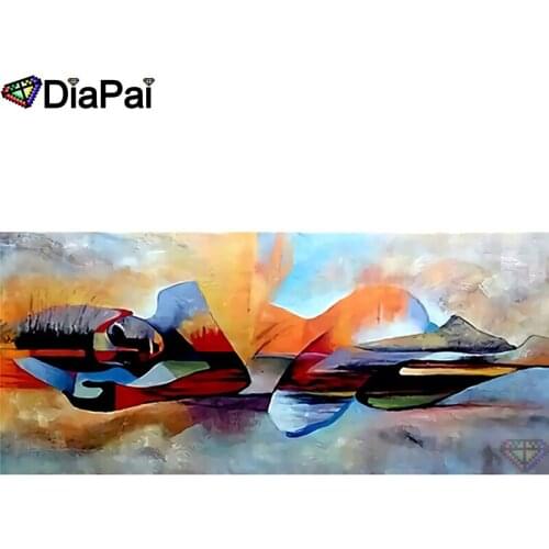 DIAPAI Diamond Painting 5D DIY 100% Full Square/Round Drill "Colored characters"Diamond Embroidery Cross Stitch 3D Decor A26143