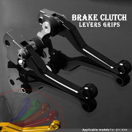 CNC Aluminum Dirt Bike Motocross Pit Bike Pitbike Brake Clutch Levers For Kawasaki KX65 2000-2018 KX80/85 2001-2018 KX250F 2004