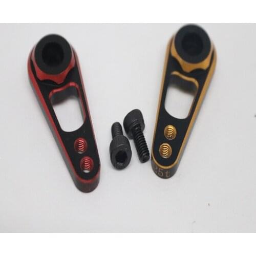 Aluminum Alloy 25T M3 Steering Link Servo Arm for 1/10 RC Crawler Car Traxxas TRX4 Axial SCX10 D90 CC01 Metal Upgrade Parts