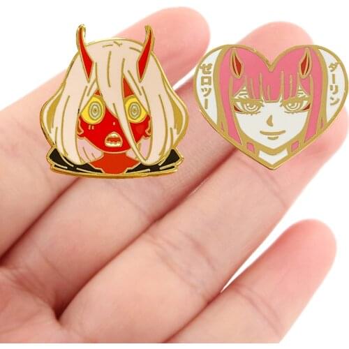 DZ1413 Anime Figures Creativity Enamel Pins Badge for Backpack Collar Lapel Pin Hat Jewelry Birthday Gifts for Friends