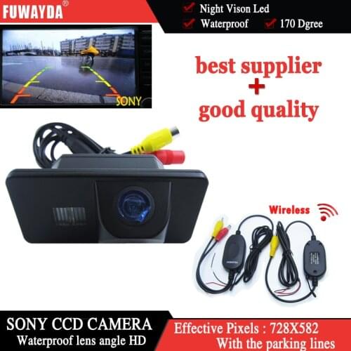 FUWAYDA Wireless FOR SONY CCD Car Rear View Parking Back up CAMERA for BMW E81/E87/E90/E91/E92/E60/E61/E62/E63/E64/X5 /X6