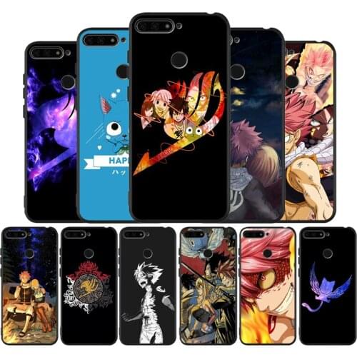 Fairy Tail Black TPU Silicone Soft Phone Case For Honor 8X 9 8 10 20 30 Lite Pro MATE 9 10 20 30 Pro Lite