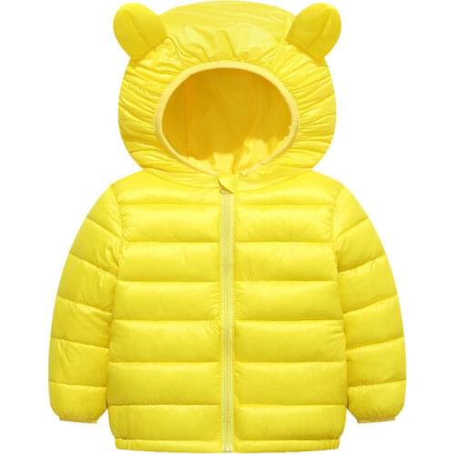 Baby Kids Jacket Winter Warm Coats Boys Outerwear For Girls Cartoon Coat Spring Toddler Children Hooded Jacket 1 2 3 4 5 6 Years
