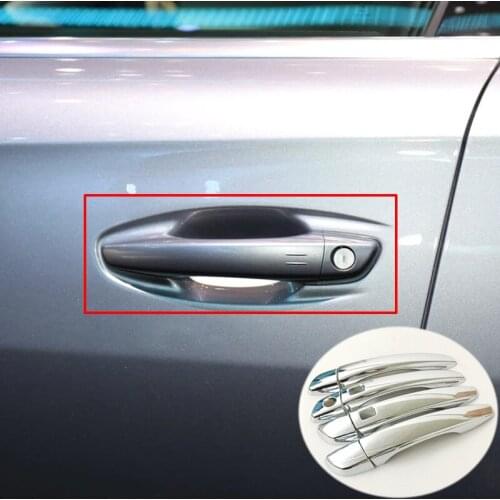 For Peugeot 508 Allure SW GT Accessories 2018 2019 ABS Chrome Car door protector Handle Decoration Cover Trim Car Styling 8pcs