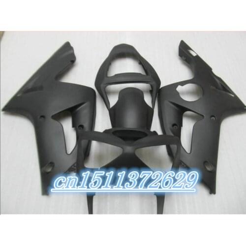 Dor-Fairing kit for KAWASAKI Ninja ZX6R 03 04 ZX6R 636 2003 2004 All matte black ABS Fairings set
