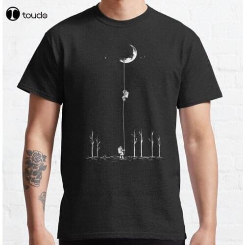 New Easily Distracted By Space 11 Classic Astronauts Cat Space T-Shirt Cotton Men Tee Shirt