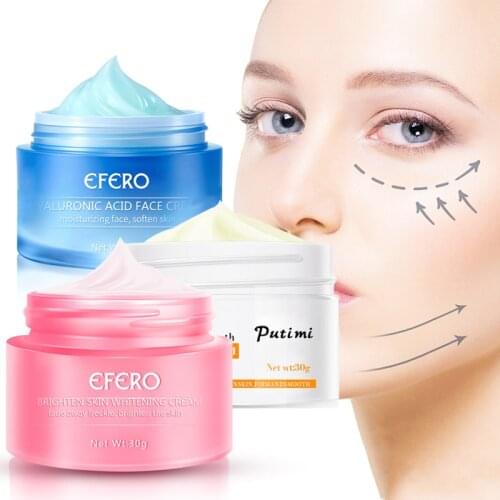 Hyaluronic Acid Face Cream Firming Lift Anti-Aging Remove Freckles Cream Whitening Snail Cream Moisturizing Brighten Face Care