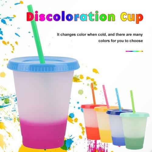 Reusable Color Changing Cold Cups Plastic Tumbler with Lid Blood Vampire Party Cup Drink Christmas gifts 473ml/16oz