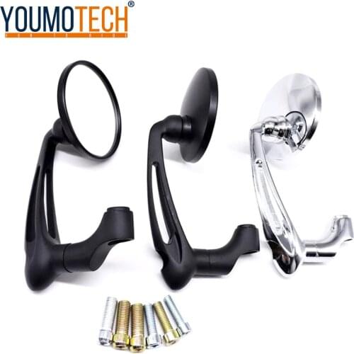 Motorcycle Rear View Mirrors Universal Side Rearview Mirror 10mm Fits for Triumph Bonneville Speed Triple Street Triple Tiger