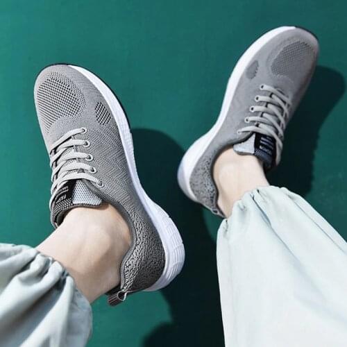 Shoes for men sneakers 2021 fashion lace up flat casual sneakers men sports shoes plus size zapatillas hombre