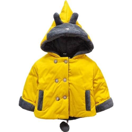 New Baby Boys and girls Coats Hooded Unisex Winter Autumn 9M-2 old size Clothes 7BT042