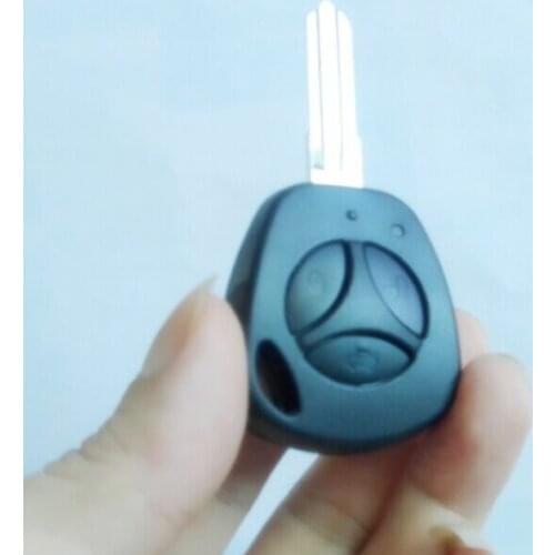 New Replacement Fob Uncut Blank 3 Buttons Remote Key Case Shell Fit For Lada Uncut Blade Free Shipping