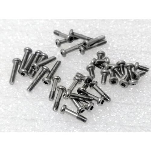 Custom Titanium screw M2x4 M2x8 M2x10 Button head T6 Driver Ti GR2 25 pcs