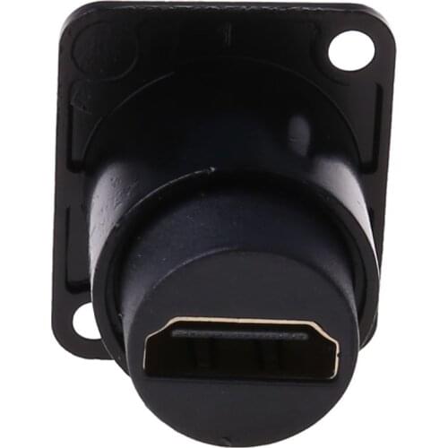 HDMI-compatible D-type Socket Network Plug Chassis Panel Mount Audio Connector