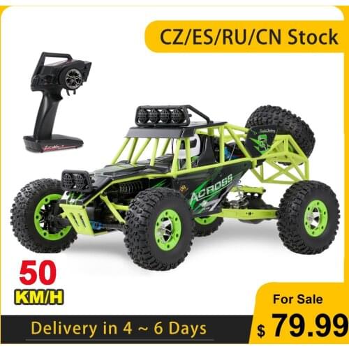 Wltoys 12428 1/12 RC Car 2.4G 4WD Electric Brushed Racing Crawler RTR 50km/h High Speed RC Off-road Car Remote Control Car Toys