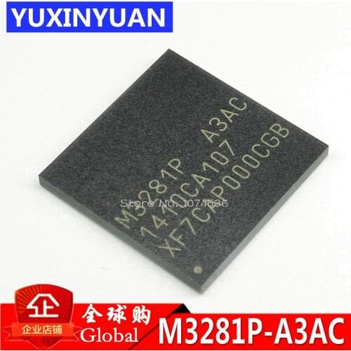 M3281P-A3AC M3281P M3281PA3AC M3281 BGA TV set top box system chip M3281 set-top box chip decoding coding modulation 1PCS