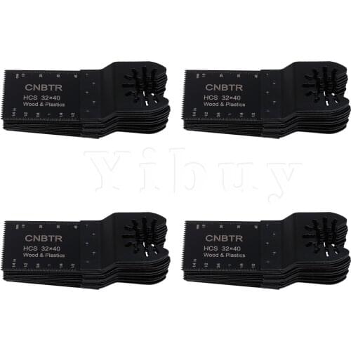 40 x High Carbon Steel Saw Blades Cable Wood Metal Oscillating Tools